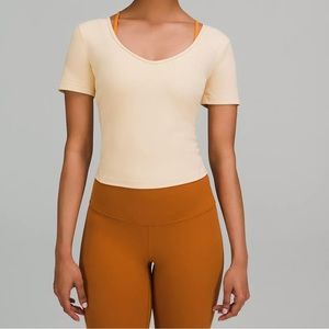 lululemon Align T-Shirt NWT Size 12 (Large). Color Prosecco